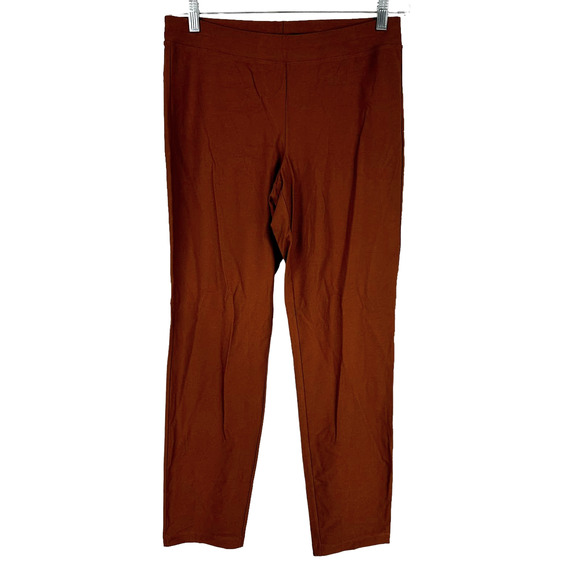 Eileen Fisher Washable Stretch Crepe Ankle Pants Pull On Women's Size Medium NWT - Picture 1 of 8
